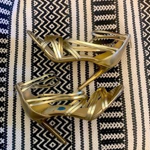Marc Fisher Gold strapped